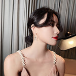 Load image into Gallery viewer, Cat & fishbone drop earring set