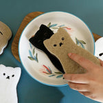 Load image into Gallery viewer, Cute cat-shaped kitchen sponge set (4 pieces)
