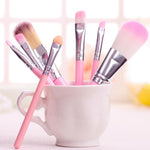 Load image into Gallery viewer, Hello Kitty 7-piece makeup brush set