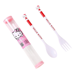 Load image into Gallery viewer, Hello Kitty fork and spoon set - red