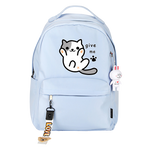 Load image into Gallery viewer, Neko Atsume cat backpack - blue