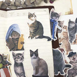 Load image into Gallery viewer, Realistic cat stickers (15 pieces)