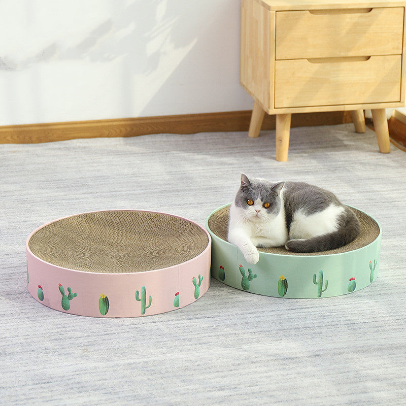 Round Cat Scratcher Bed