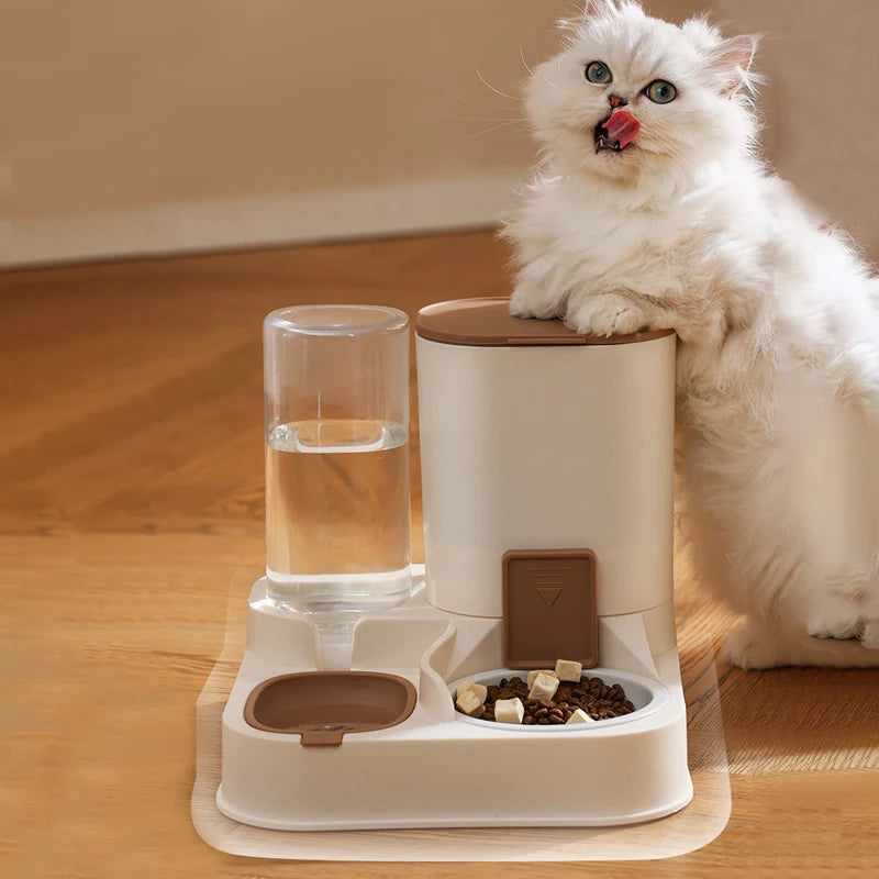 Cat Water & Food Dispenser