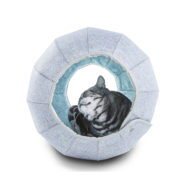 Fold & Hide Felt Cat Tunnel Bed