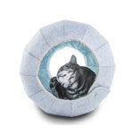 Load image into Gallery viewer, Fold &amp; Hide Felt Cat Tunnel Bed

