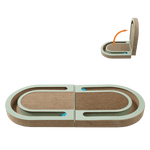 Load image into Gallery viewer, Fold &amp; Play Interactive Cat Scratcher Primary
