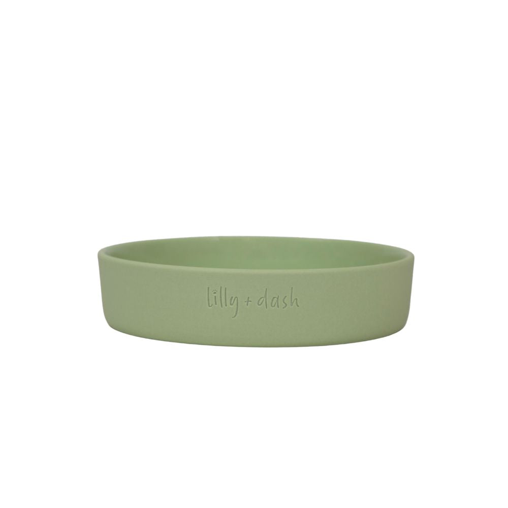 Lilly + Dash Soft Glaze Ceramic Cat Bowl