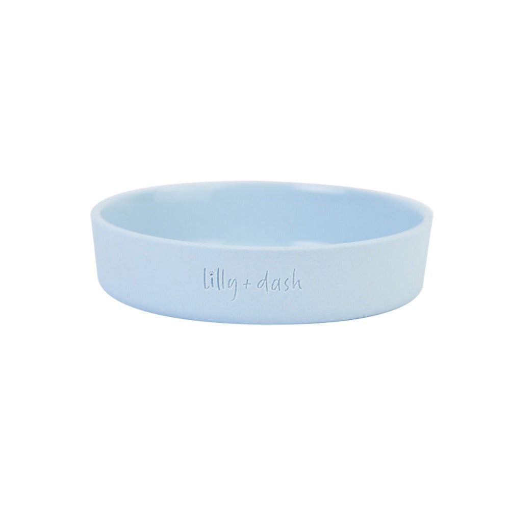 Lilly + Dash Soft Glaze Ceramic Cat Bowl