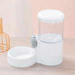 Load image into Gallery viewer, Manual Portion-Control Cat Food Dispenser Cloud White
