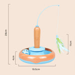 Load image into Gallery viewer, Orbit Feather Interactive Cat Turntable Toy
