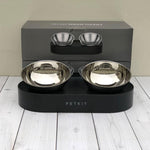 Load image into Gallery viewer, PETKIT Adjustable Stainless Steel Elevated Cat Feeding Bowl System
