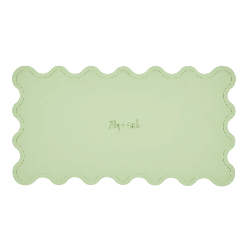 Silicone Cat Placemat Green Mint
