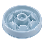 Load image into Gallery viewer, Slow Feed Cat Bowl - Floral Maze - Arctic Blue
