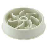 Load image into Gallery viewer, Slow Feeder Cat Bowl - Petal Bloom - Meadow Green
