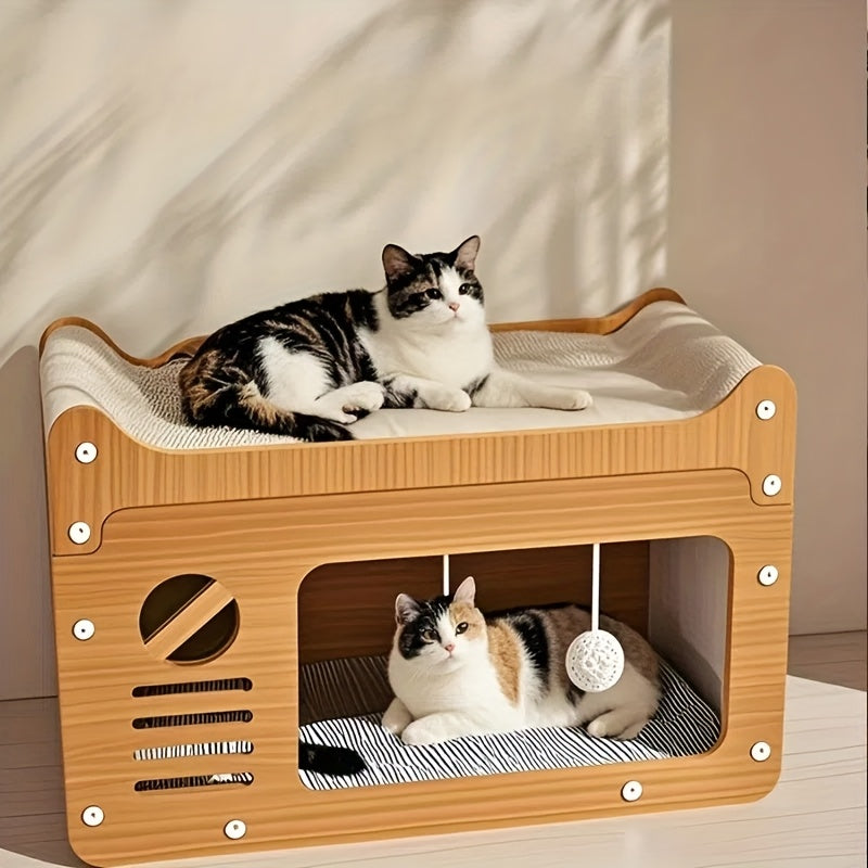 Vintage TV Cat Bed