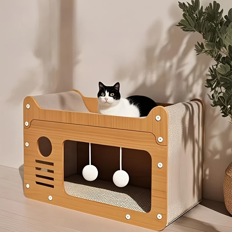 Vintage TV Cat Bed