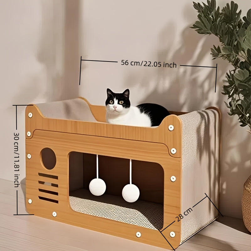 Vintage TV Cat Bed