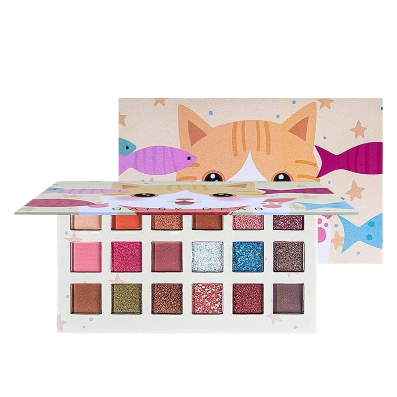 18-colour cat eyeshadow palette