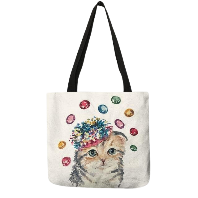 Cat portrait tote bag - diana