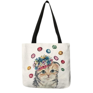 Cat portrait tote bag - diana