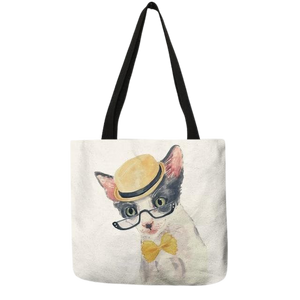 Cat portrait tote bag - harold