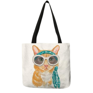 Cat portrait tote bag - janis