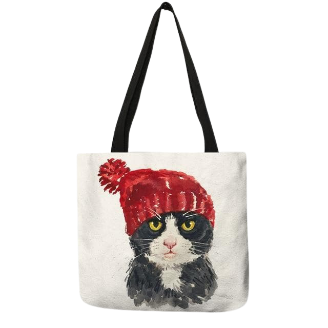 Cat portrait tote bag - zissou