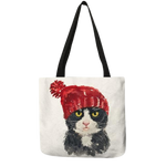 Load image into Gallery viewer, Cat portrait tote bag - zissou
