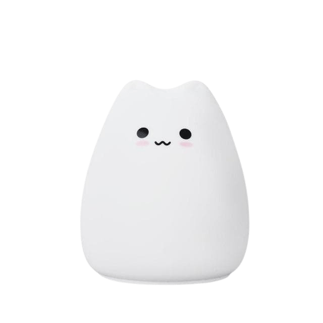 Cat-shaped LED nightlight - shy