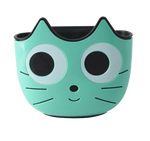 Load image into Gallery viewer, Cat-shaped storage container - green
