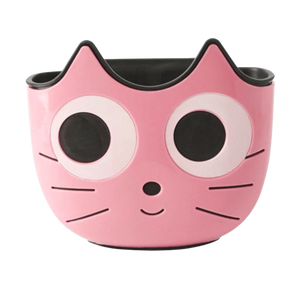 Cat-shaped storage container - pink