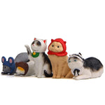 Load image into Gallery viewer, Cats wearing hats figurines
