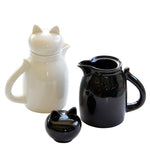 Load image into Gallery viewer, Ceramic cat-shaped jug with lid
