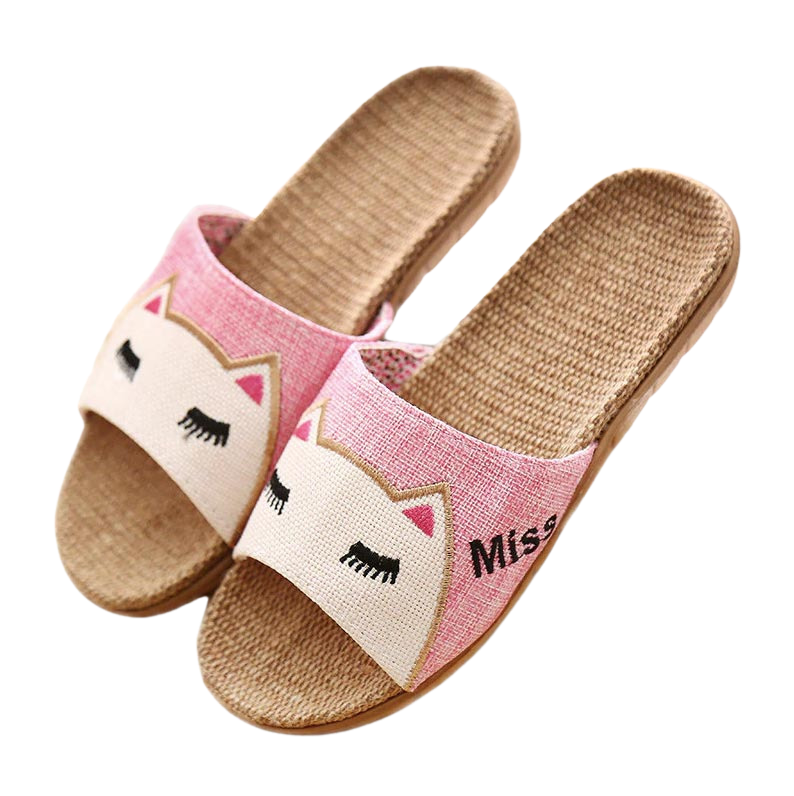 Cute cat face sandals