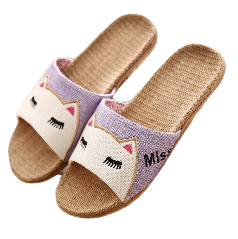 Cute cat face sandals