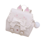 Load image into Gallery viewer, Faux leather Lolita cat backpack
