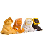 Load image into Gallery viewer, Four funny cats figurines (4pcs)
