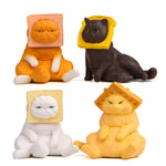 Load image into Gallery viewer, Four funny cats figurines (4pcs)
