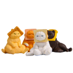 Load image into Gallery viewer, Four funny cats figurines (4pcs)
