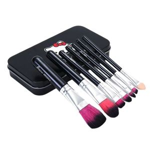 Hello Kitty 7-piece makeup brush set - black