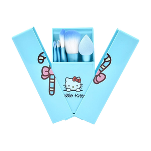 Hello Kitty 8-piece makeup brush set - blue