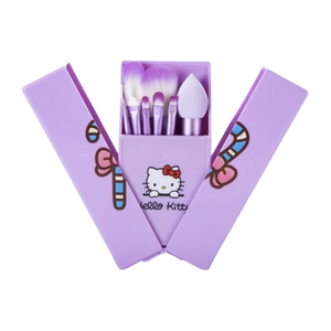 Hello Kitty 8-piece makeup brush set - purple