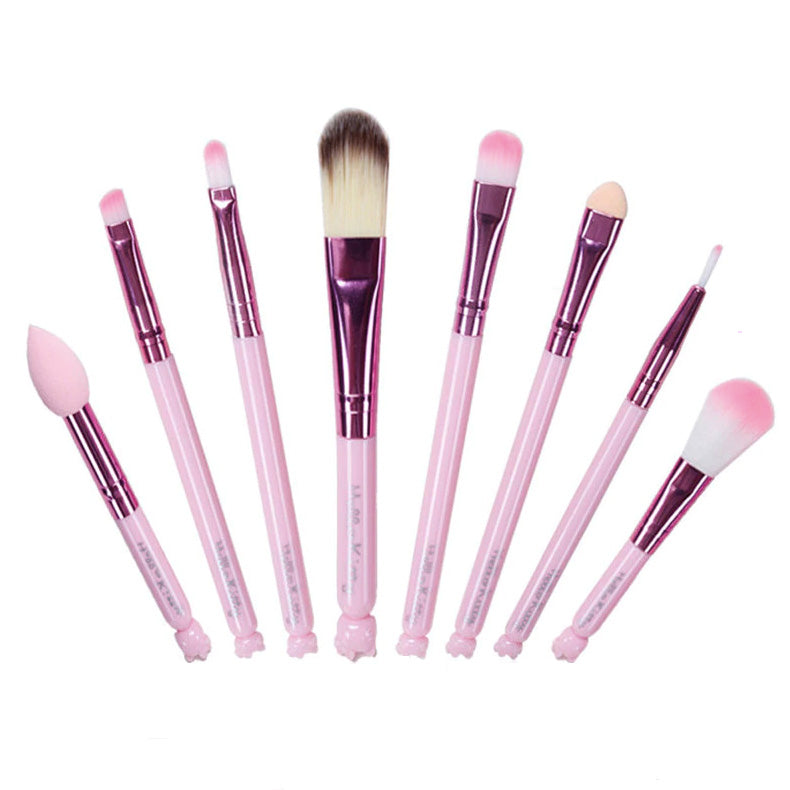 Hello Kitty 8-piece makeup brush set