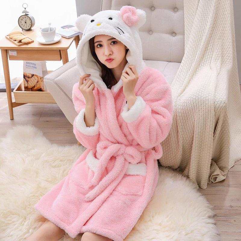 Hello Kitty bath robe for adults