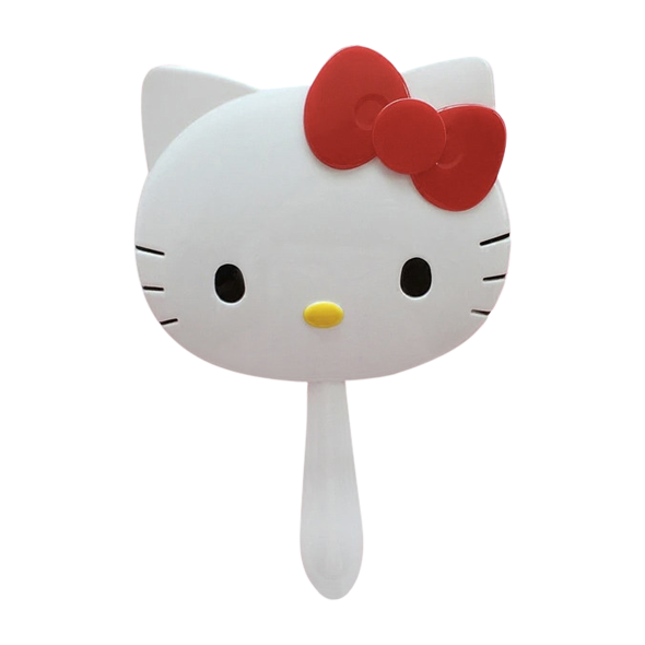 Hello Kitty handheld vanity mirror - white