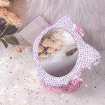 Load image into Gallery viewer, Hello Kitty rhinestone vanity mirror
