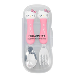 Load image into Gallery viewer, Hello Kitty stainless steel kids&#39; cutlery set - pink
