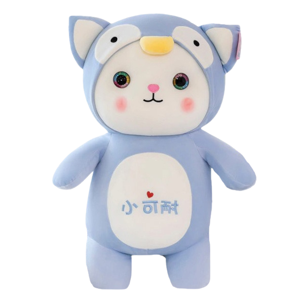 Imposter cat plush toy - blue