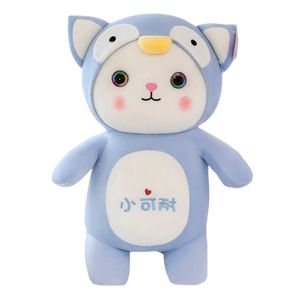 Imposter cat plush toy - blue